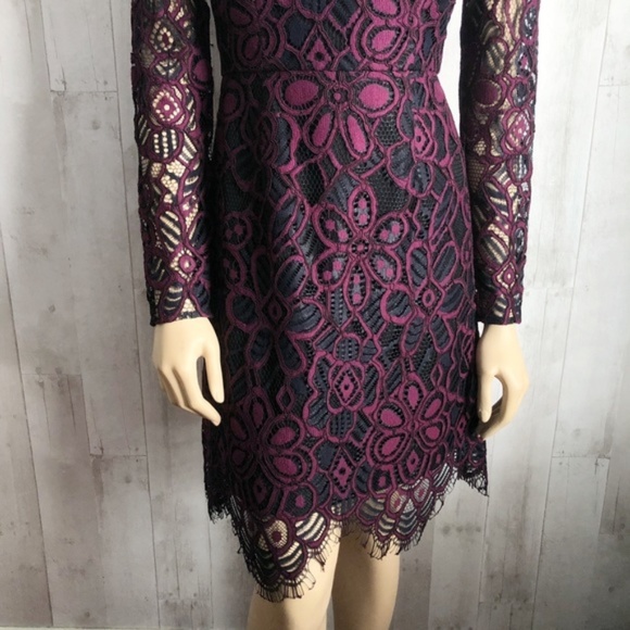 ❌SOLD❌ [[Hutch] Lace Long Sleeve Sheath Dress - Picture 3 of 8